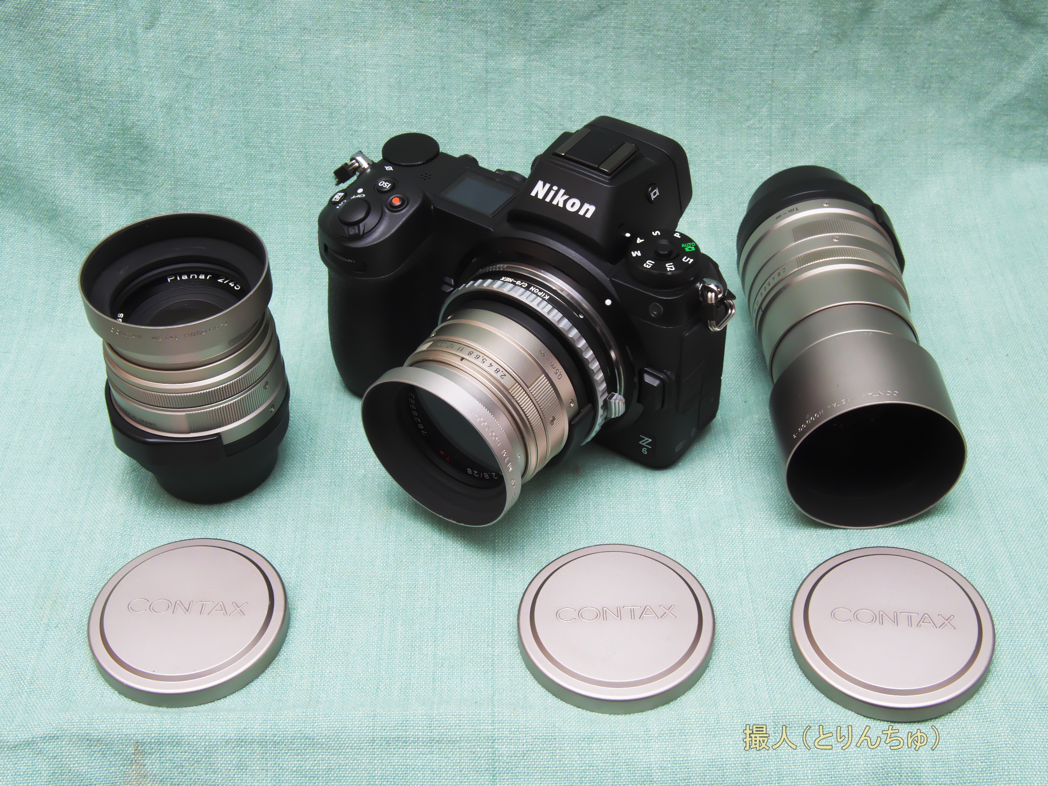 Nikon Z6にGマウント（CONTAX G1用レンズ）を付ける | 撮人（とりんちゅ）
